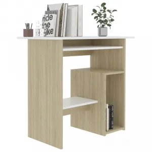 Počítačový stôl 80x45 cm Dekorhome Bílá