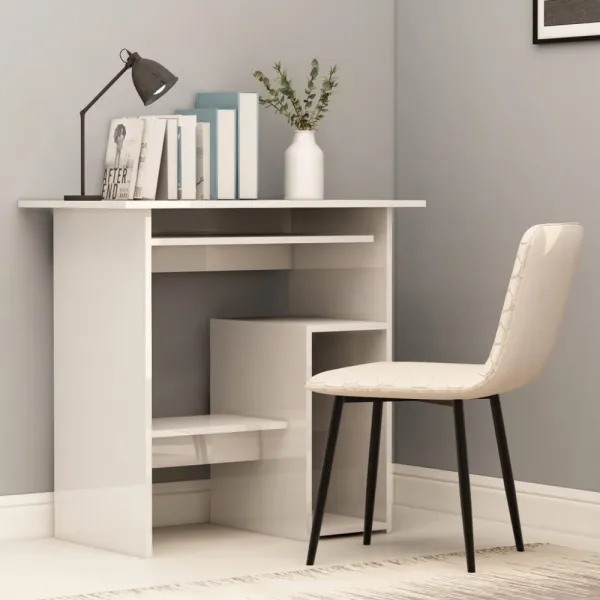 Počítačový stôl 80x45 cm Dekorhome Bílá
