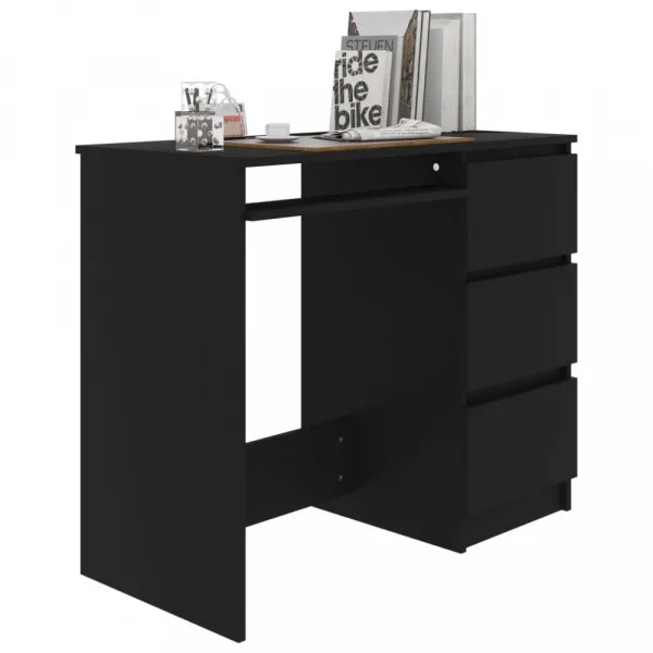 Písací stôl so zásuvkami 90x45 cm Dekorhome Beton