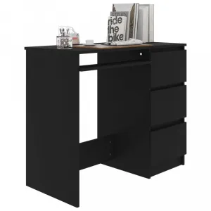 Písací stôl so zásuvkami 90x45 cm Dekorhome Beton