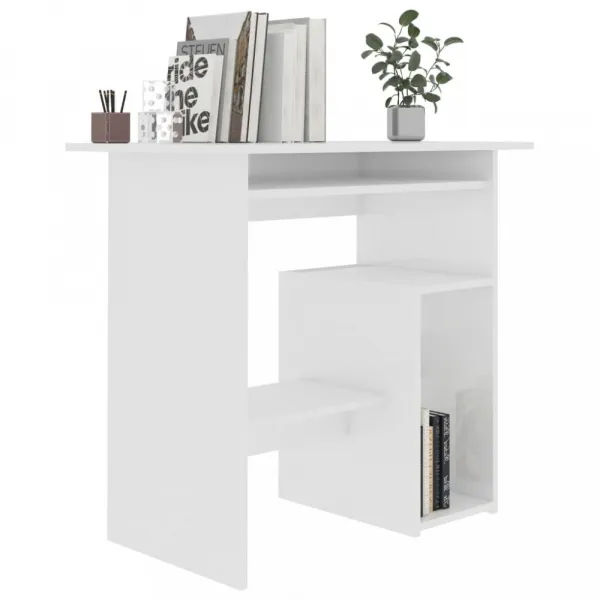 Počítačový stôl 80x45 cm Dekorhome Bílá