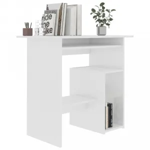Počítačový stôl 80x45 cm Dekorhome Bílá