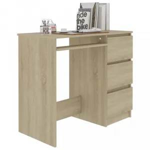 Písací stôl so zásuvkami 90x45 cm Dekorhome Beton