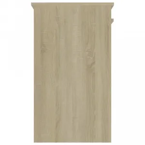 Písací stôl so zásuvkami 90x45 cm Dekorhome Beton