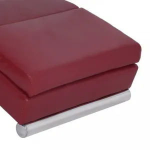 Leňoška umelá koža Dekorhome Černá