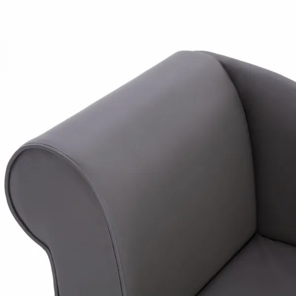Leňoška umelá koža Dekorhome Bílá
