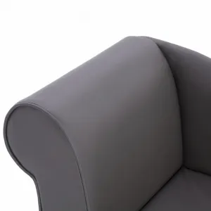 Leňoška umelá koža Dekorhome Bílá