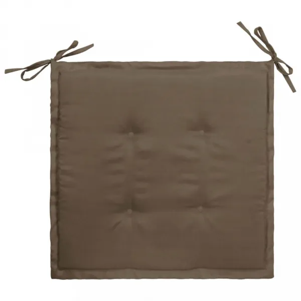 vidaXL Podložky na záhradné stoličky 4 ks 40x40x3 cm, oxfordská látka