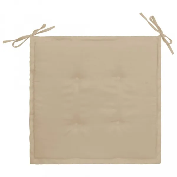 vidaXL Podložky na záhradné stoličky 4 ks 40x40x3 cm, oxfordská látka