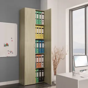 Kancelárska skriňa DTD Dekorhome Černá