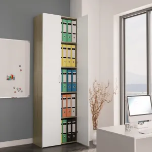 Kancelárska skriňa DTD Dekorhome Černá