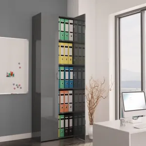Kancelárska skriňa DTD Dekorhome Černá