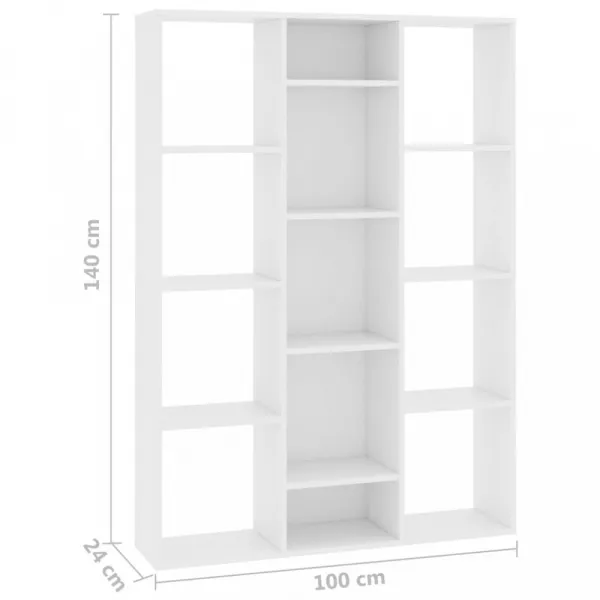 Knižnica / regál 140 Dekorhome Černá