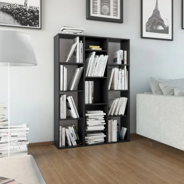 Knižnica / regál 140 Dekorhome Černá