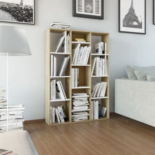 Knižnica / regál 140 Dekorhome Černá
