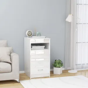 Komoda so zásuvkami Dekorhome Bílá