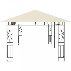 Záhradný altánok s moskytiérou 6 x 3 m Dekorhome Antracit