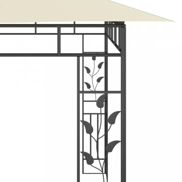 Záhradný altánok s moskytiérou 6 x 3 m Dekorhome Antracit