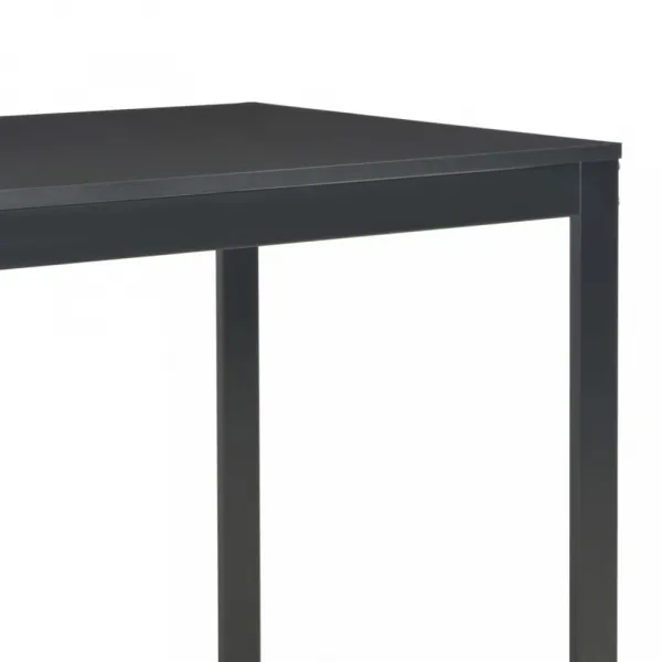 vidaXL Počítačový stôl, čierno dubový 120x60x70 cm