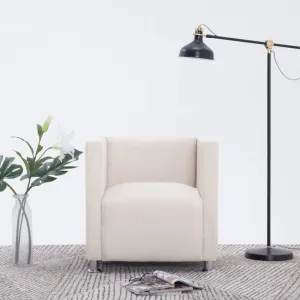 Hranaté kreslo látka / chróm Dekorhome Pistáciová