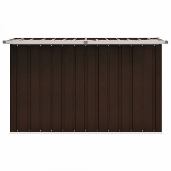 Záhradný úložný box 149x99x93 cm oceľ Dekorhome Šedá