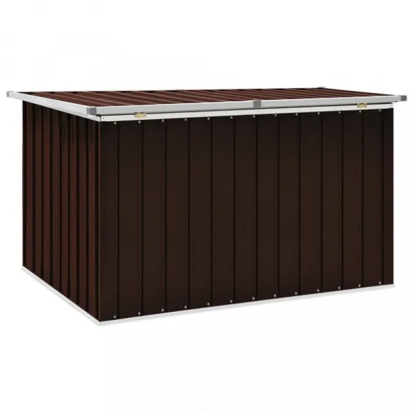 Záhradný úložný box 149x99x93 cm oceľ Dekorhome Šedá