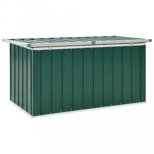 Záhradný úložný box 129x67x65 cm oceľ Dekorhome Hnědá