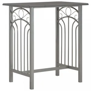 Barový set kov / MDF / drevo Dekorhome Černá / šedá