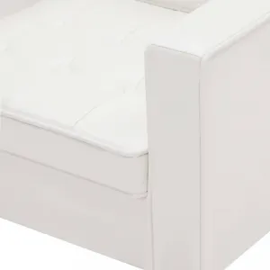 Kreslo umelá koža / chróm Dekorhome Černá