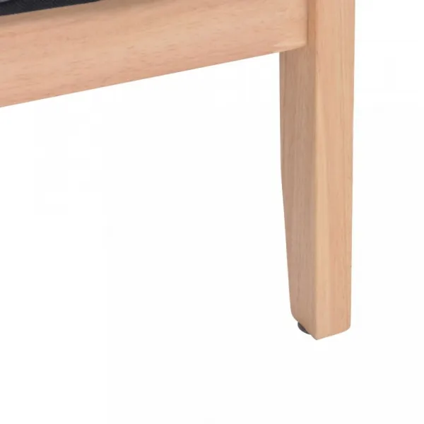 Kreslo textil / drevo Dekorhome Světle šedá
