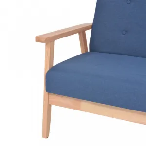 Kreslo textil / drevo Dekorhome Světle šedá