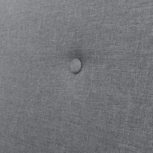 Kreslo textil / drevo Dekorhome Světle šedá