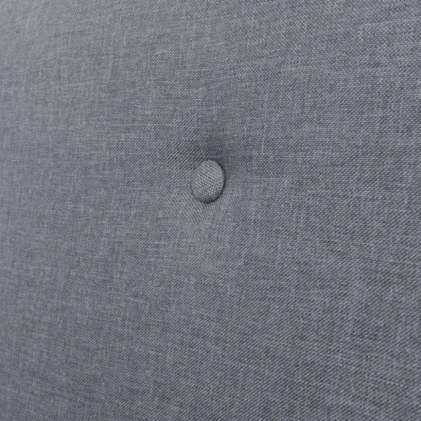 Trojmiestna pohovka textil / drevo Dekorhome Světle šedá