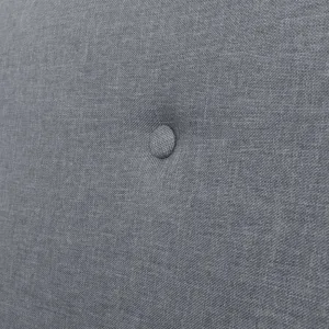 Trojmiestna pohovka textil / drevo Dekorhome Světle šedá