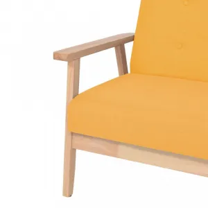 Kreslo textil / drevo Dekorhome Světle šedá