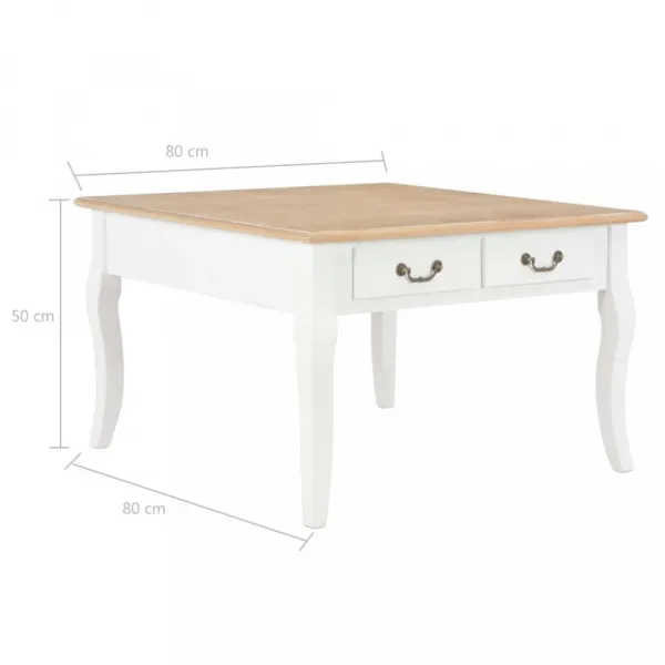 Konferenčný stolík Acate drevo / MDF Dekorhome Bílá