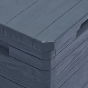 Záhradný úložný box 90 l Dekorhome Šedá