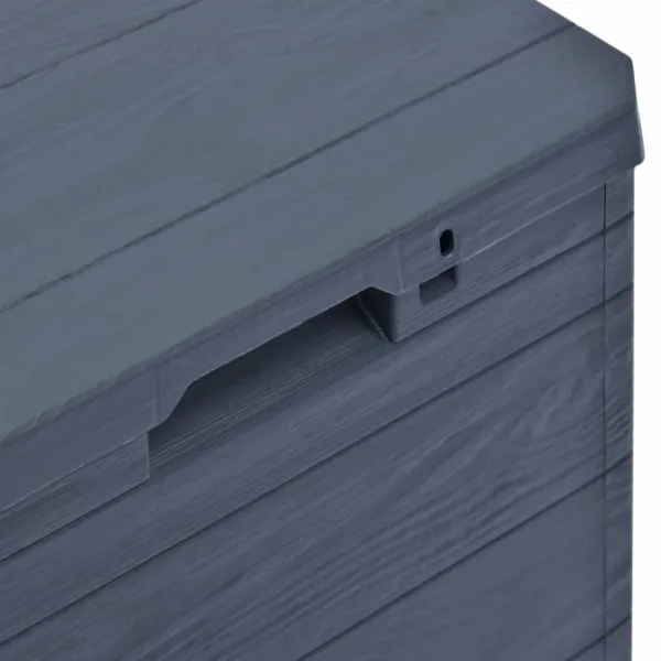Záhradný úložný box 90 l Dekorhome Šedá