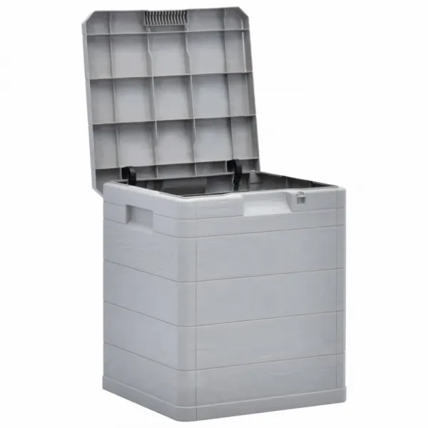 Záhradný úložný box 90 l Dekorhome Šedá
