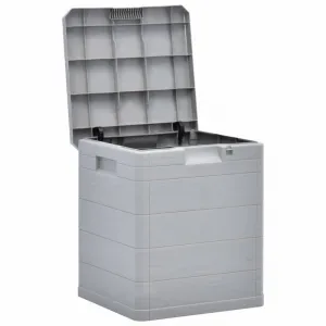 Záhradný úložný box 90 l Dekorhome Šedá