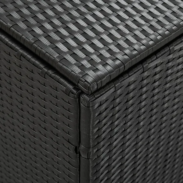 Záhradný úložný box 180 x 90 x 75 cm polyratan Šedá