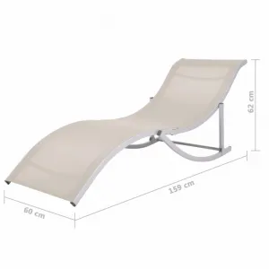 vidaXL Skladacie záhradné ležadlá 2 ks, zelené, textilén