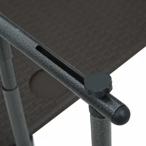 Závesný stôl na balkón plast s ratanovým vzhľadom Dekorhome