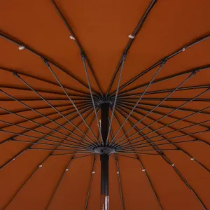 Záhradný slnečník s hliníkovou tyčou ø 270 cm Dekorhome