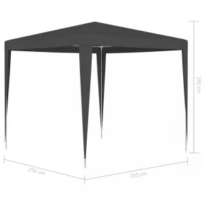 Párty stan 2,5 x 2,5 m Dekorhome Bílá