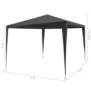 vidaXL Párty stan 3x3 m, modrý