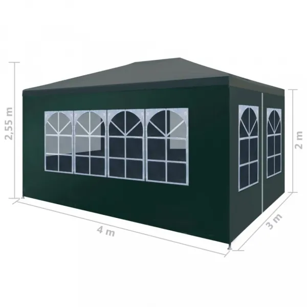 Párty stan 3 x 4 m Dekorhome Modrá