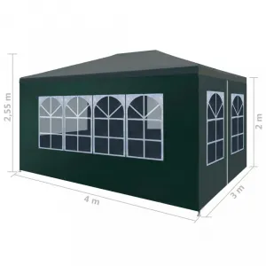 Párty stan 3 x 4 m Dekorhome Modrá