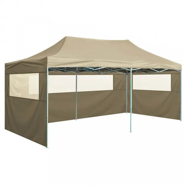 Skladacia party stan s bočnicami 3 x 6 m Dekorhome Modrá