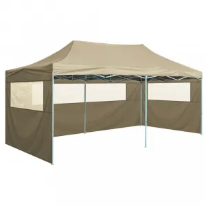 Skladacia party stan s bočnicami 3 x 6 m Dekorhome Modrá